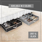 Underbed Storage Solution Fits for Men's and Women's Shoes