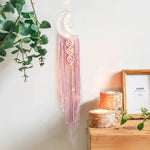 Moon Dream Catcher With Light Decor