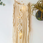 Moon Dream Catcher With Light Decor