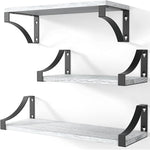 Floating Shelves Wall Mounted Set Of 3