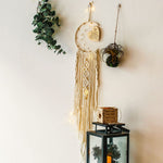 Moon Dream Catcher With Light Decor