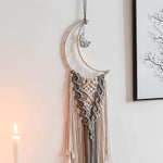 Moon Dream Catcher With Light Decor