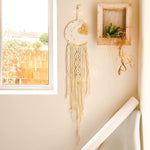 Moon Dream Catcher With Light Decor