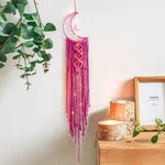 Moon Dream Catcher With Light Decor