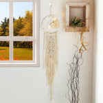 Moon Dream Catcher With Light Decor