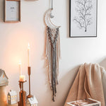 Moon Dream Catcher With Light Decor
