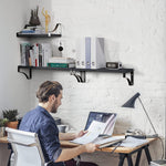 Floating Shelves Wall Mounted Set Of 3